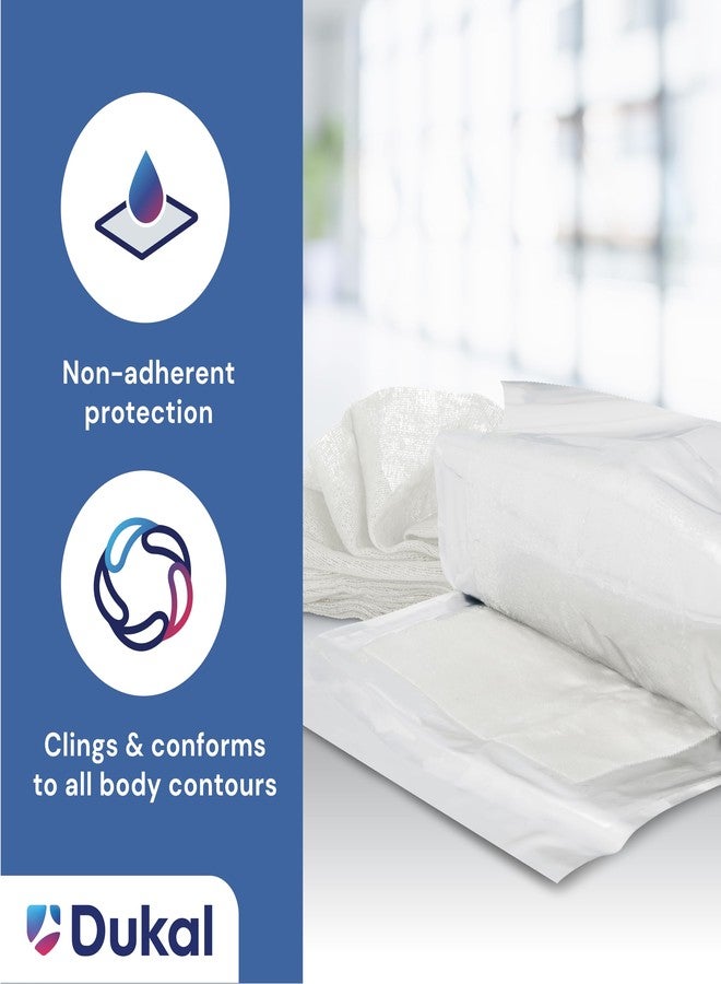 دوكال ضمادات دوكال الفازلينية 3 بوصات × 9 بوصات - ضمادات جروح معقمة، مثالية للحروق ومواقع العمليات الجراحية والخدوش - عبوة من 50 قطعة - Image 2